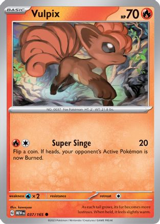 Vulpix - SV: Scarlet & Violet 151 #037
