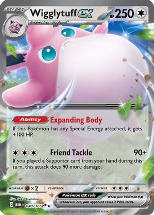 Wigglytuff ex - 040/165 - SV: Scarlet & Violet 151 #040