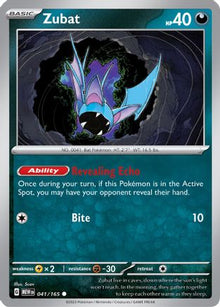 Zubat - SV: Scarlet & Violet 151 #041