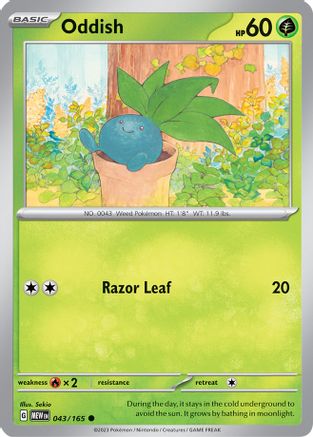 Oddish - SV: Scarlet & Violet 151 #043