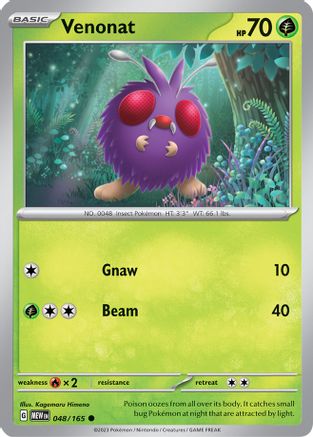 Venonat - SV: Scarlet & Violet 151 #048