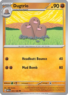 Dugtrio - SV: Scarlet & Violet 151 #051