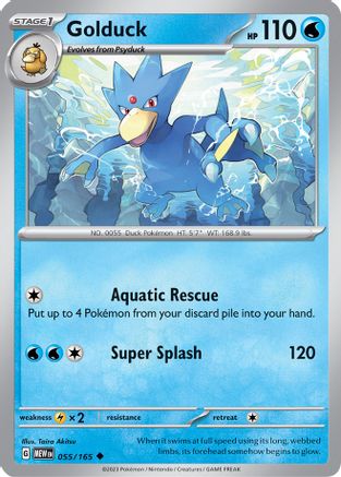 Golduck - SV: Scarlet & Violet 151 #055