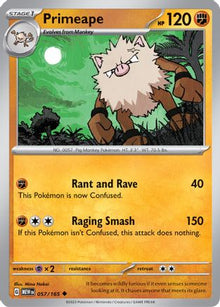 Primeape - SV: Scarlet & Violet 151 #057