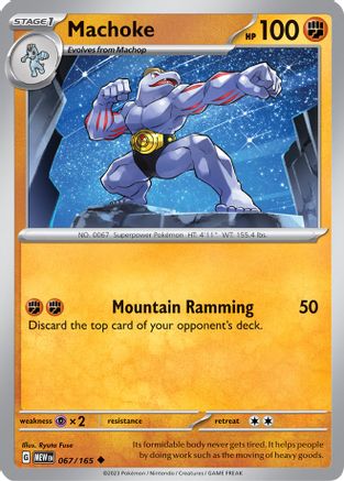 Machoke - 067/165 - SV: Scarlet & Violet 151 #067