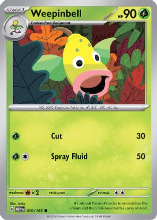 Weepinbell - SV: Scarlet & Violet 151 #070