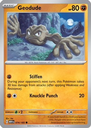 Geodude - SV: Scarlet & Violet 151 #074