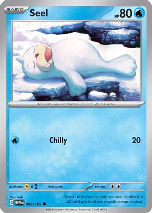 Seel - SV: Scarlet & Violet 151 #086