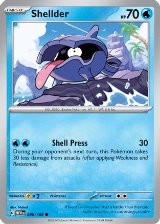 Shellder - SV: Scarlet & Violet 151 #090