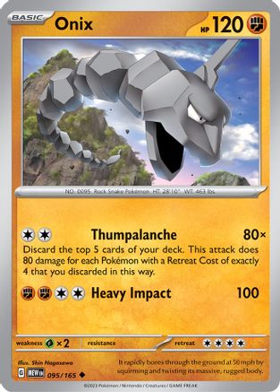 Onix - SV: Scarlet & Violet 151 #095