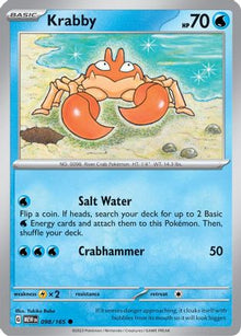 Krabby - SV: Scarlet & Violet 151 #098