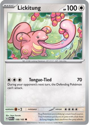 Lickitung - SV: Scarlet & Violet 151 #108