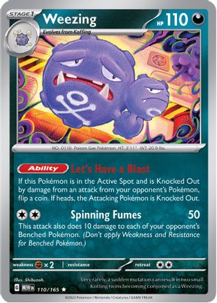 Weezing - SV: Scarlet & Violet 151 #110