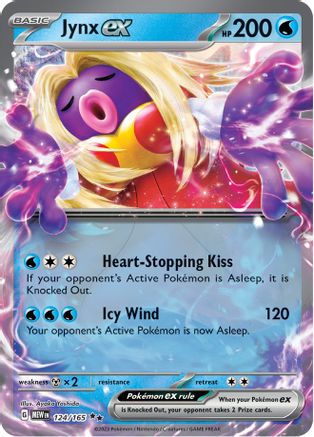 Jynx ex - 124/165 - SV: Scarlet & Violet 151 #124