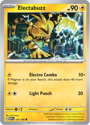Electabuzz - SV: Scarlet & Violet 151 #125