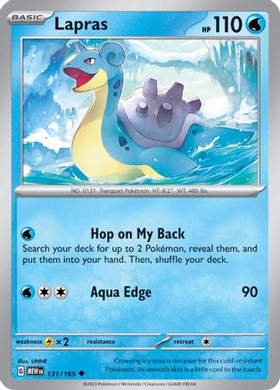 Lapras - SV: Scarlet & Violet 151 #131
