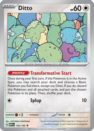 Ditto - SV: Scarlet & Violet 151 #132