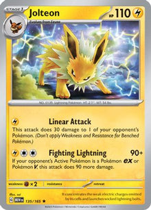 Jolteon - SV: Scarlet & Violet 151 #135