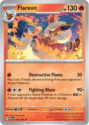 Flareon - SV: Scarlet & Violet 151 #136