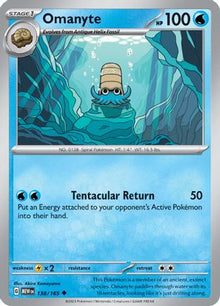 Omanyte - 138/165 - SV: Scarlet & Violet 151 #138
