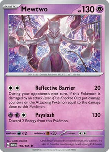 Mewtwo - SV: Scarlet & Violet 151 #150