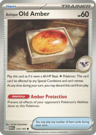Antique Old Amber - SV: Scarlet & Violet 151 #154