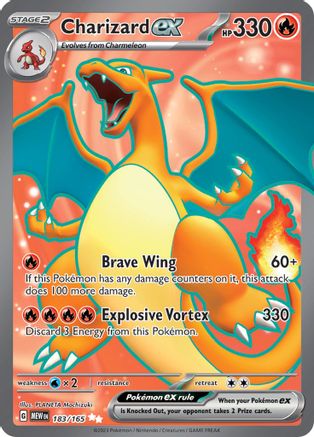 Charizard ex - 183/165 - SV: Scarlet & Violet 151 #183