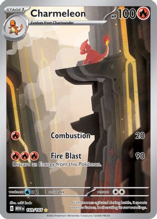 Charmeleon - 169/165 - SV: Scarlet & Violet 151 #169