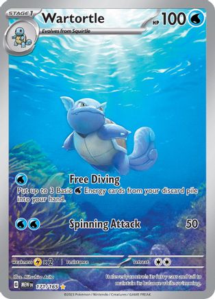 Wartortle - 171/165 - SV: Scarlet & Violet 151 #171