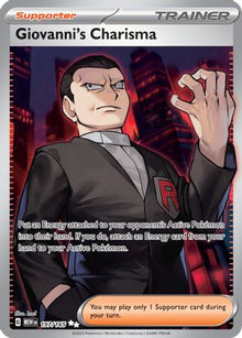 Giovanni's Charisma - 197/165 - SV: Scarlet & Violet 151 #197