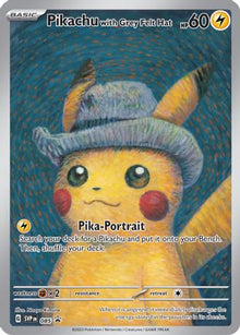 Pikachu with Grey Felt Hat - SV: Scarlet & Violet Promo Cards #085