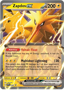 Zapdos ex - 049 - SV: Scarlet & Violet Promo Cards #049