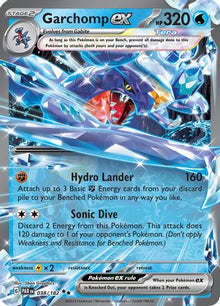 Garchomp ex - 038/182 - SV04: Paradox Rift #038