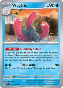 Wugtrio - SV04: Paradox Rift #053