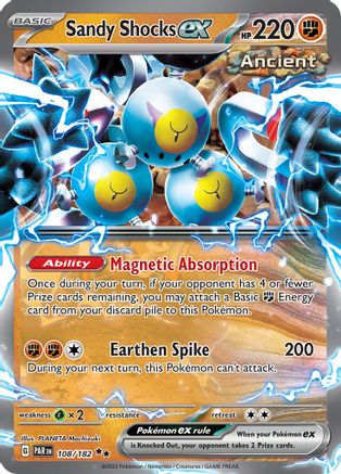 Sandy Shocks ex - 108/182 - SV04: Paradox Rift #108