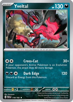 Yveltal - 118/182 - SV04: Paradox Rift #118