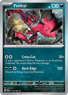 Yveltal - 118/182 - SV04: Paradox Rift #118