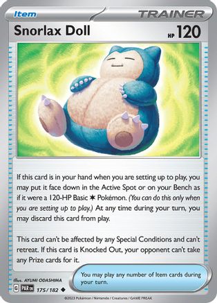 Snorlax Doll - SV04: Paradox Rift #175
