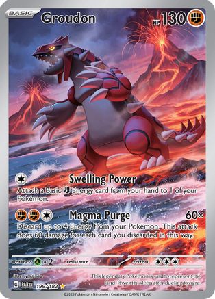 Groudon - 199/182 - SV04: Paradox Rift #199