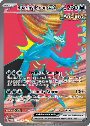 Roaring Moon ex - 229/182 - SV04: Paradox Rift #229