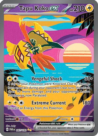 Tapu Koko ex - 247/182 - SV04: Paradox Rift #247