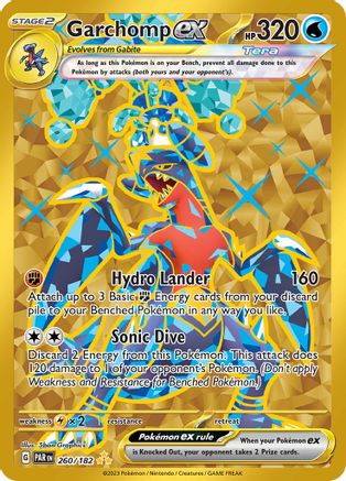 Garchomp ex - 260/182 - SV04: Paradox Rift #260
