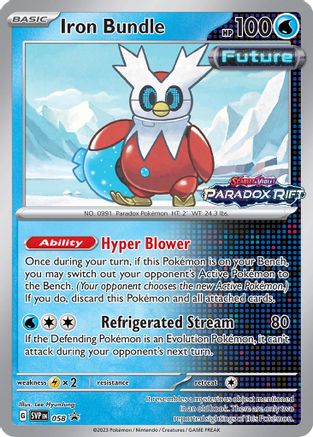 Iron Bundle - 058 (Prerelease) - SV: Scarlet & Violet Promo Cards #058