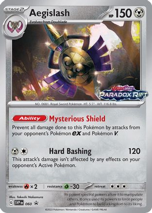 Aegislash - 060 (Prerelease) - SV: Scarlet & Violet Promo Cards #060