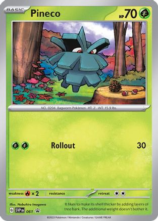 Pineco - 061 - SV: Scarlet & Violet Promo Cards #061
