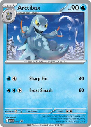Arctibax - 064 - SV: Scarlet & Violet Promo Cards #064