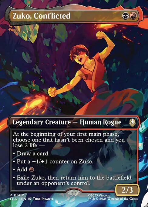 *Foil Zuko, Conflicted — tla — 302