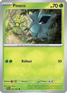 Pineco - 001/091 - SV: Paldean Fates #001