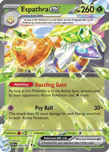 Espathra ex - 006/091 - SV: Paldean Fates #006