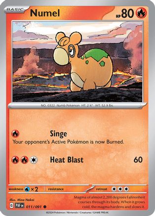 Numel - SV: Paldean Fates #011